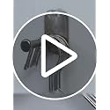 XINYUWIN Stainless Steel Wall-Mount Clothes Hanger Rack - 19cm