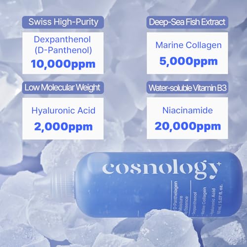 COSNOLOGY Hydrating Marine Collagen & Hyaluronic Acid Essence 150ml – Soothing Skincare for All Skin Types