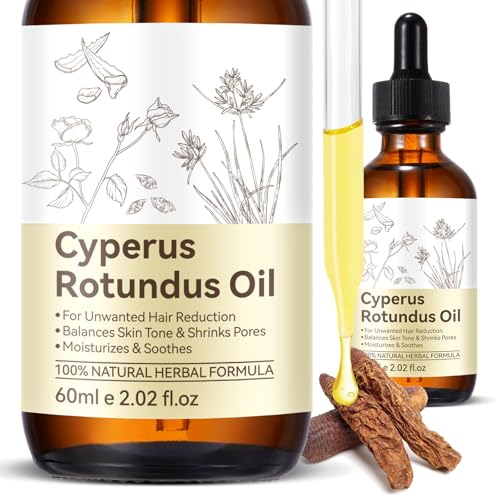 60ml Cyperus Rotundus Oil for Hair Growth & Skin Soothing - Natural Body Oil