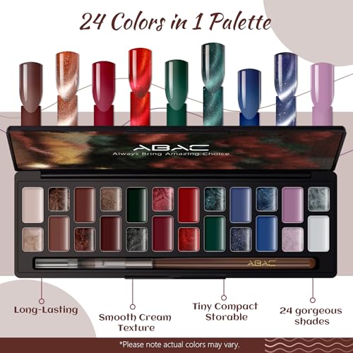 ABAC Unlock&Unleash 24 Color Cat Eye Gel Nail Polish Set