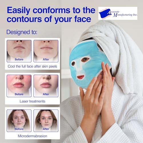 Reusable Cooling Ice Face Mask for Puffiness and Pore Tightening