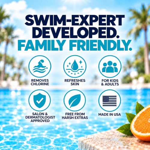 Vita C Chlorine Neutralizing Body Wash for Swimmers - After Sun & Pool