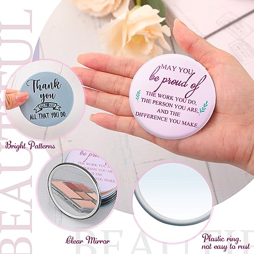 Thyle 30 Pcs Compact Mini Mirrors - Classic Color, Employee Appreciation Gift