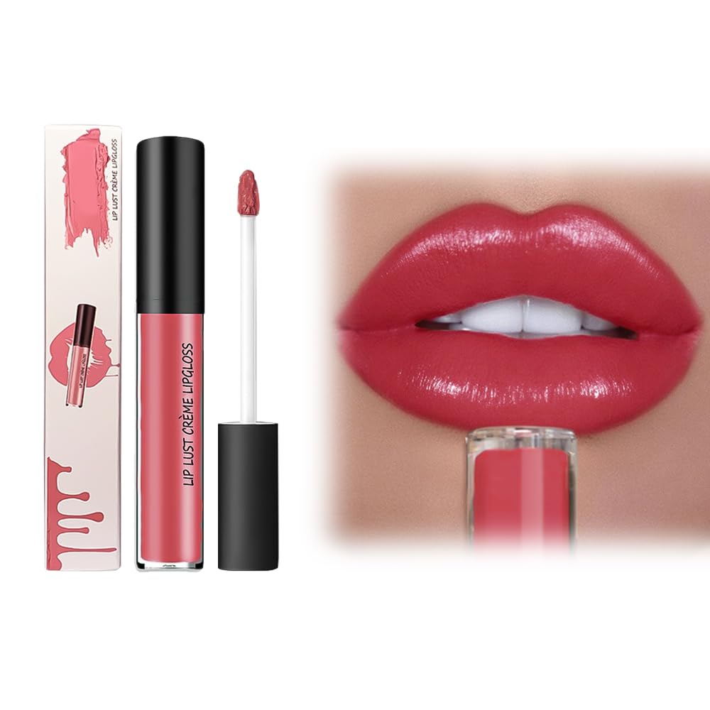 Long Lasting Cream Texture Lipstick - 12 Vibrant Colors | Hydrating Velvet Lip Makeup