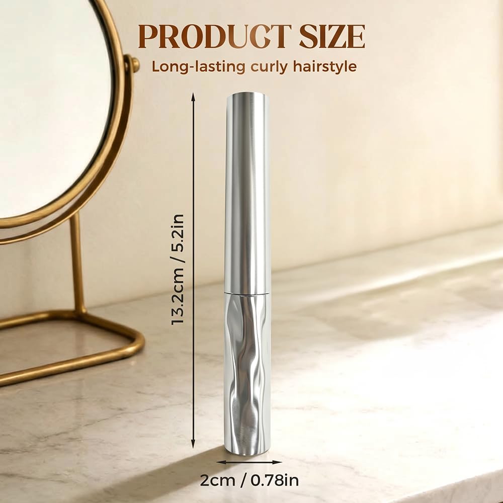 Waterproof Mascara, 2026 New Metal Wand Mascara with Waterproof Quick Drying Formula, Volumizing Lengthening and Curling for Natural 3D Lashes and Definition (Black,2PCS)