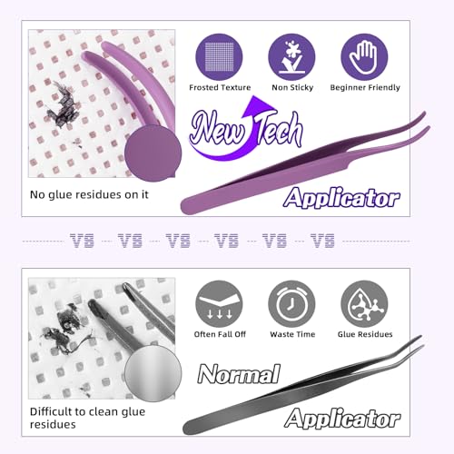 B&Q Fluffy Lash Clusters Kit - 70D+90D Wispy DIY Individual Eyelashes