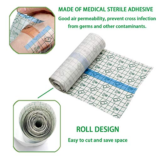 Flatoedu Tattoo Aftercare Bandage Roll 2" x 360" - Waterproof Film