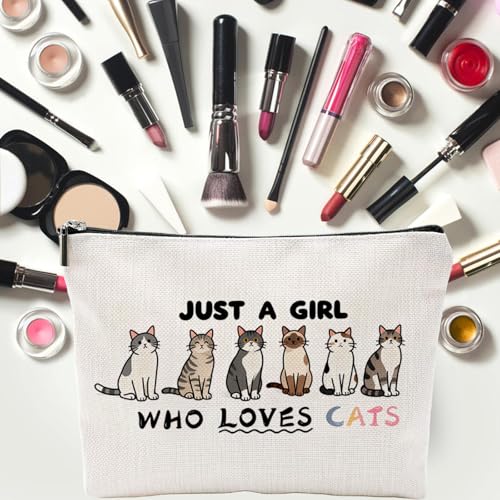 Choinn Cat Lovers Makeup Bag - Waterproof Cosmetic Pouch