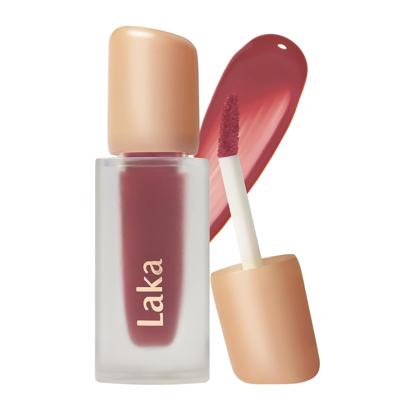 Fruity Glam Tint Lip Stain - Hydrating, Lightweight, Buildable Color | K-Beauty #101 Joyful, 4.5g/0.15oz