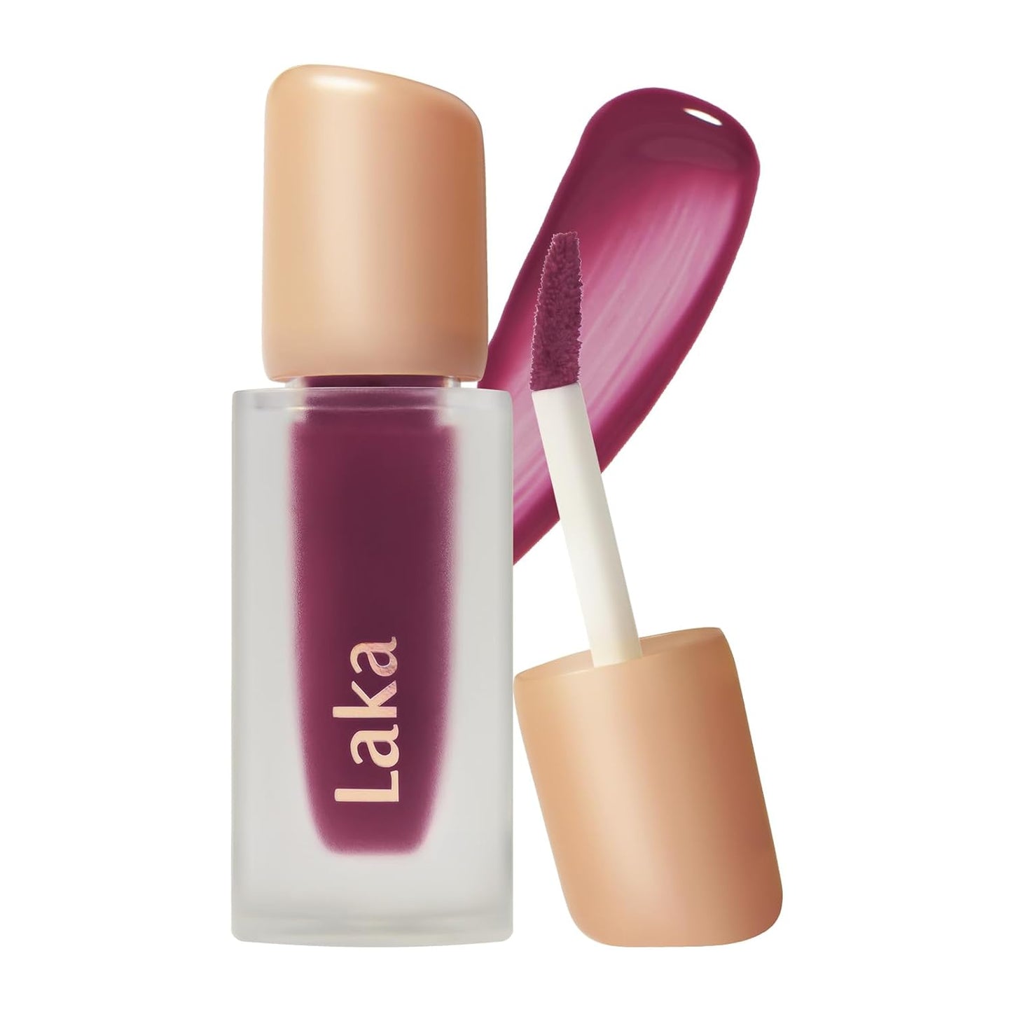 Fruity Glam Tint Lip Stain - Hydrating, Lightweight, Buildable Color | K-Beauty #101 Joyful, 4.5g/0.15oz