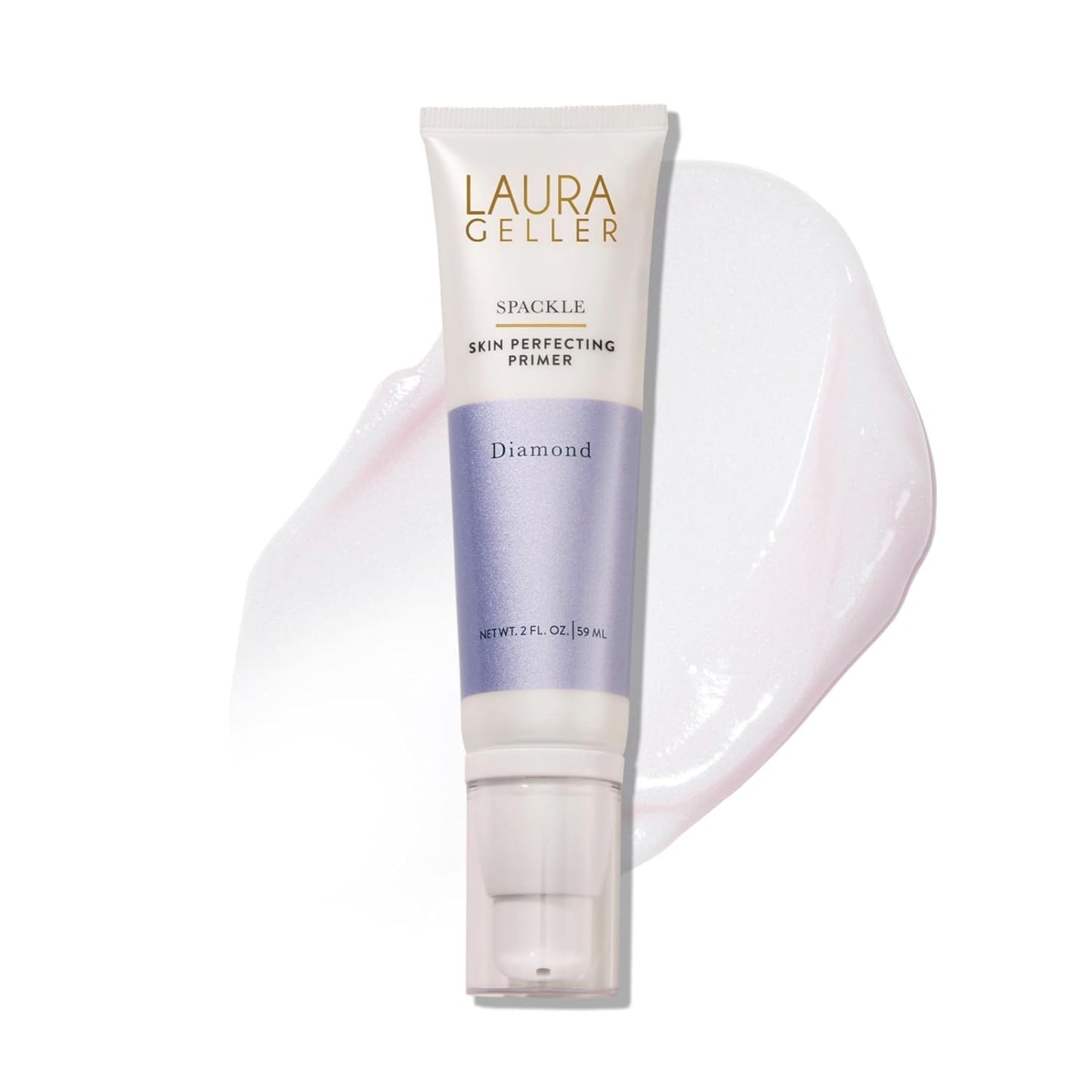 Laura Geller Spackle Primer - Champagne Glow Hyaluronic Acid Makeup Primer for Mature Skin | 2 Fl Oz