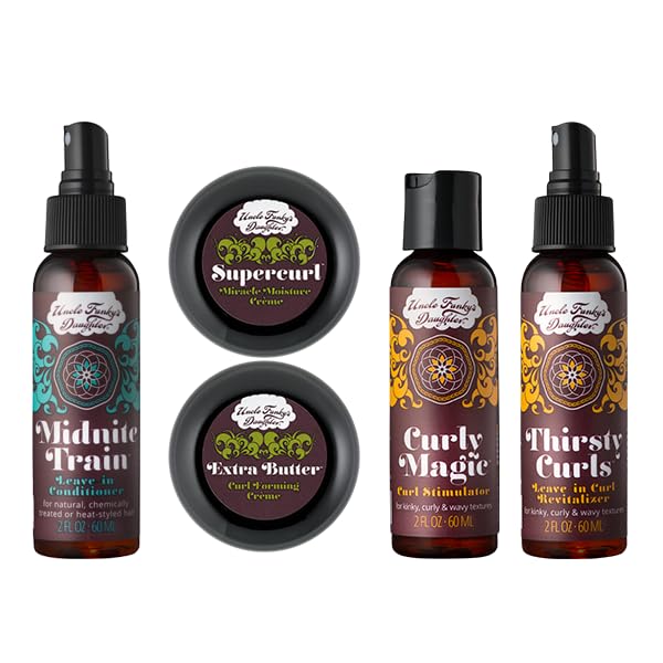 Uncle Funky's Daughter Curly Hair Kit - Kinky & Curly Girl Styling Set