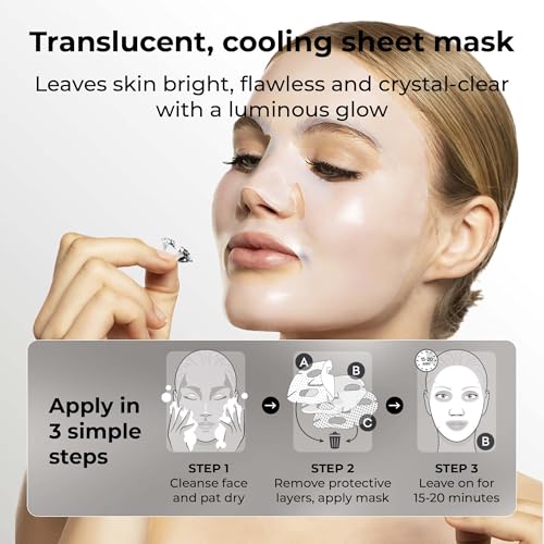 STARSKIN Bio-Cellulose Diamond Face Mask - Brightening Korean Sheet Mask