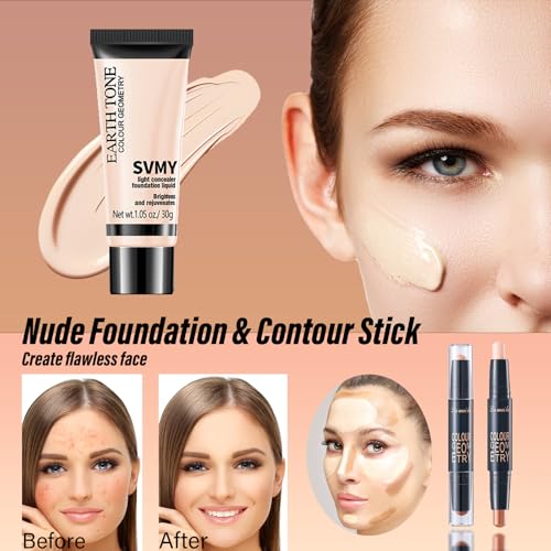 All-in-One Professional Makeup Kit with Cosmetic Bag for Beginners