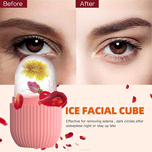 XHJRI Ice Cube Roller Massager for Face & Eyes - Skin Care & De-Puffing