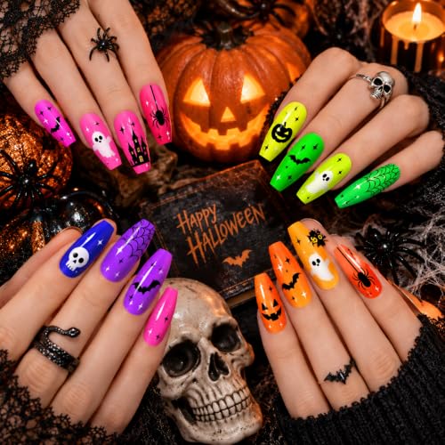 Meet Across 12-Color Neon Gel Nail Polish Set UV LED Soak Off Manicure