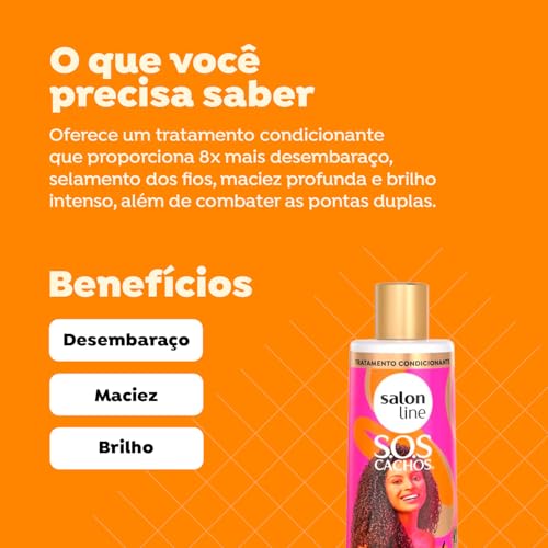 Salon Line SOS Cachos Ultra Gloss Conditioner 500ml - Hydrating Curl Care
