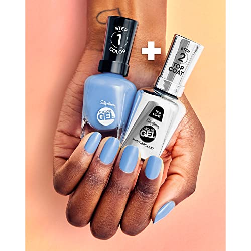 Sally Hansen Miracle Gel Nail Polish Duo - Mauve-olous & Shiny Top Coat