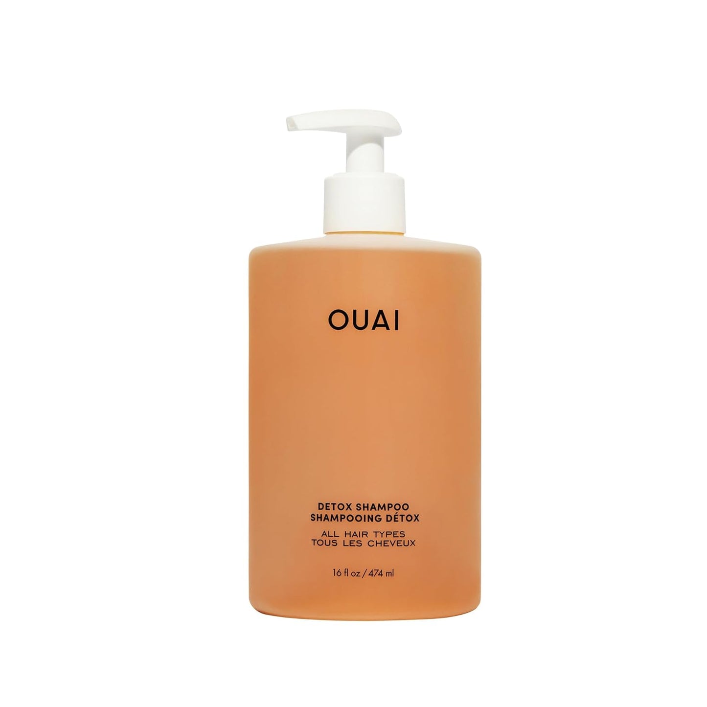 OUAI Detox Shampoo & Bond Repair Balm Set - Clarifying Shampoo + In-Shower Hair Mask Duo | Full Size for Dry, Damaged Hair