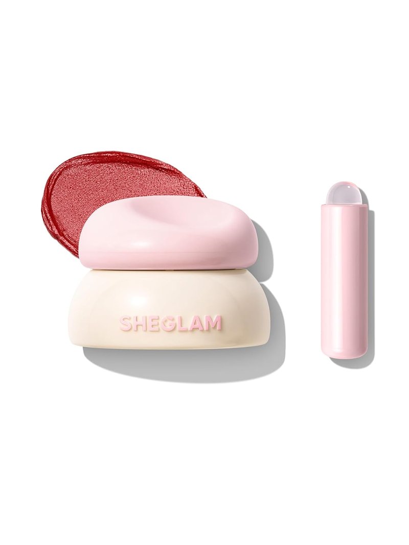 Bounce Putty Pocket Lip Pot - Velvet Matte Lip Gloss | High Pigment Tomato Tango Color with Brush