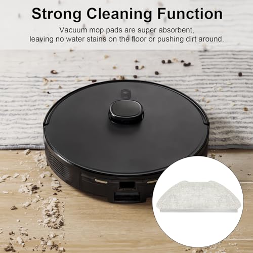 6 Eco-Friendly Mop Cloth Pads for AIRROBO T20 Robot Vacuum