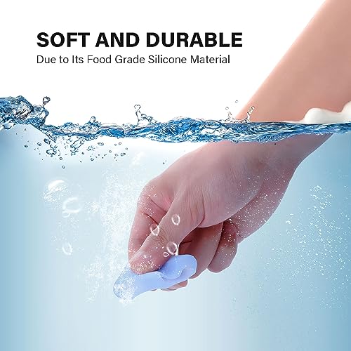 Anbbas 2-Pack Soft Silicone Denture Brush Covers for Travel
