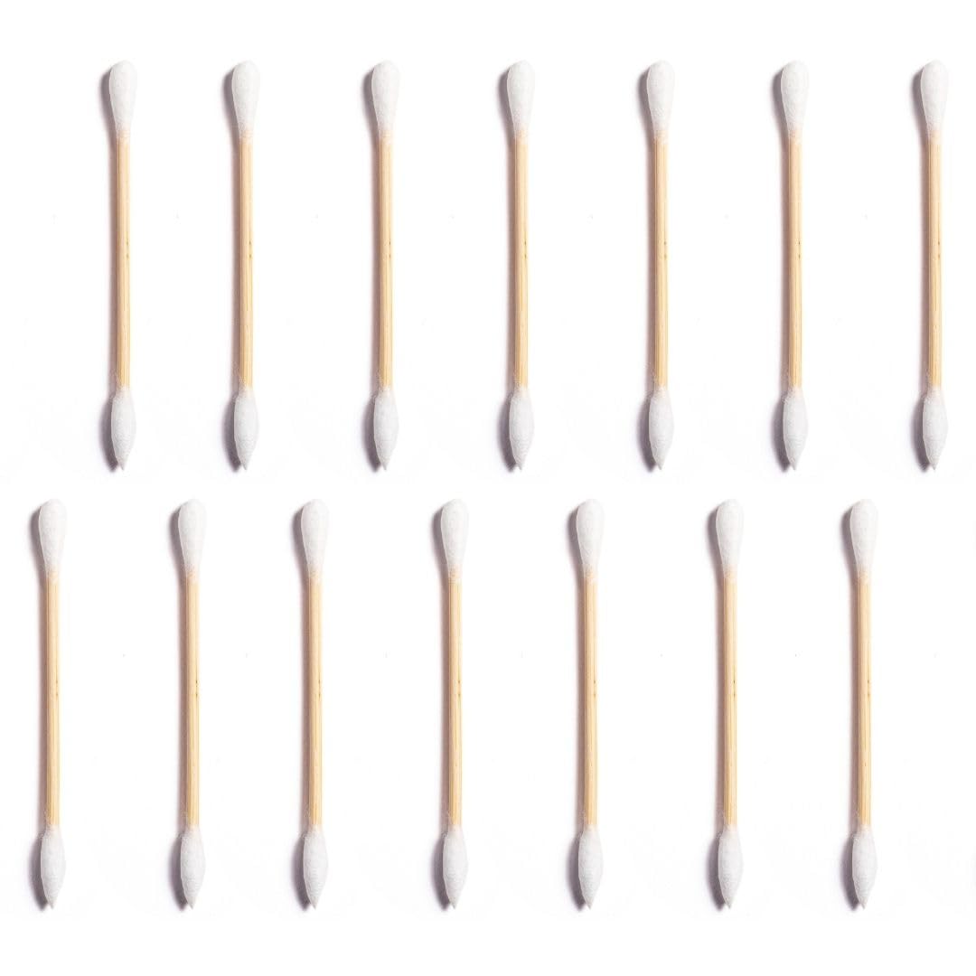 Clean Skin Club Clean Swabs - Biodegradable Organic Cotton & Bamboo | 500 Count for Makeup & Nail Polish Touch-ups