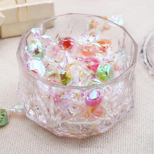 8oz Glass Candy Dish with Lid - Decorative Storage Jar for Snacks