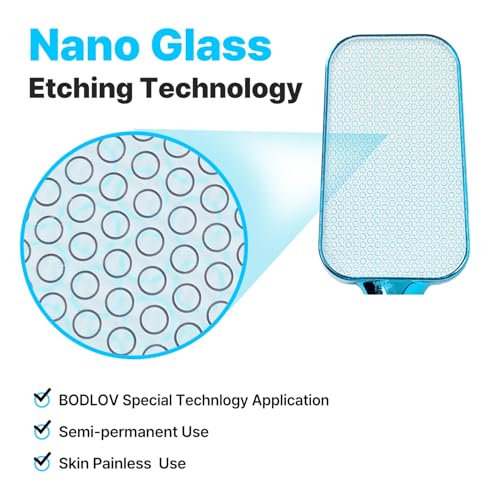 Mymi BlueBlue Dual Foot Callus & Hair Remover Nano Glass Device - Painless, Wet & Dry Use