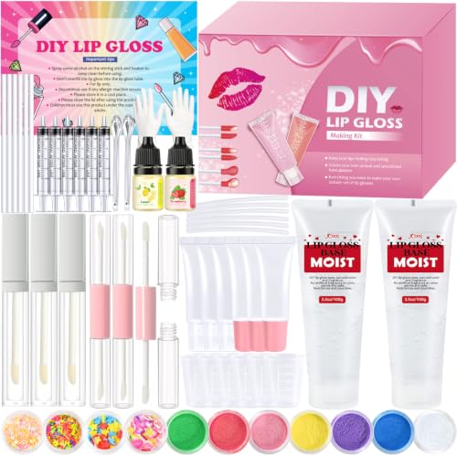 Jcoos DIY Lip Gloss Making Kit – All-in-One Craft Set for Beginners