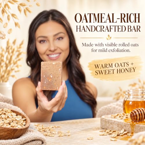 Oatmeal Milk & Honey Goat Milk Soap Handmade 4.5 oz Bar - Aspen Kay Naturals