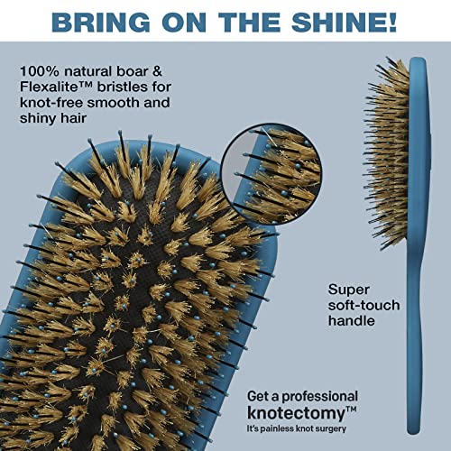 Conair The Knot Dr. Pro Style Booster Cushion Hairbrush for Detangling