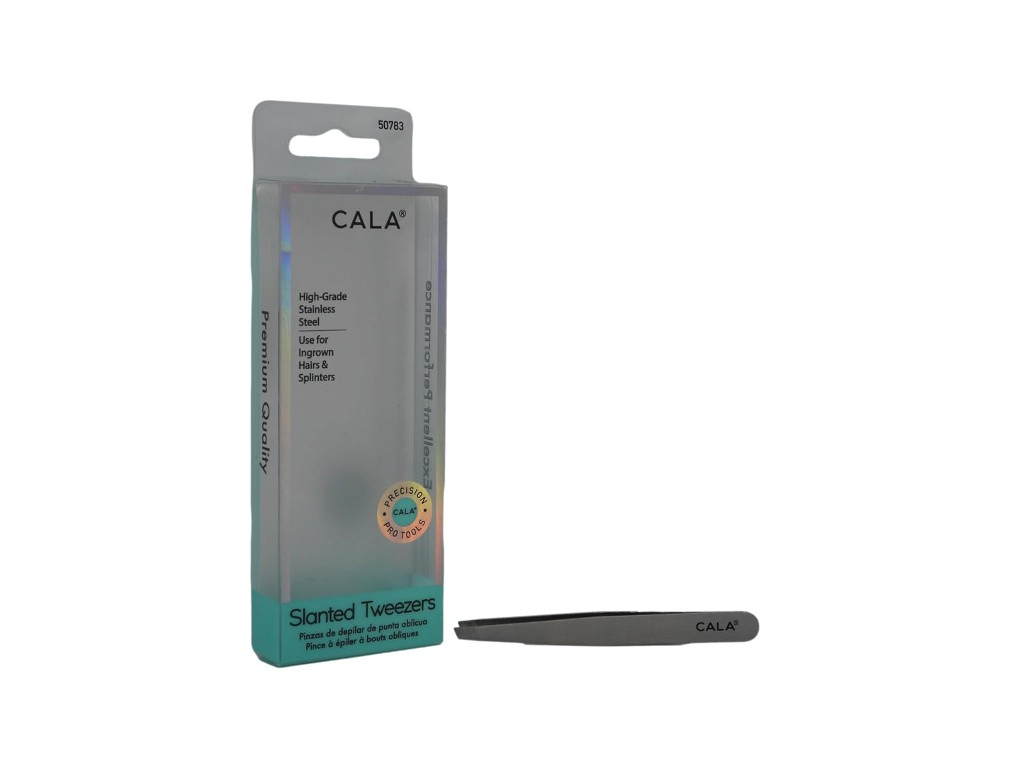 Cala Pro slant tip tweezers