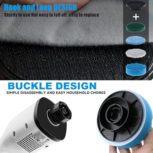 9 Pack Electric Spin Scrubber Brush Heads Set - Replacement for Household Cleaning, Bathroom & Floor