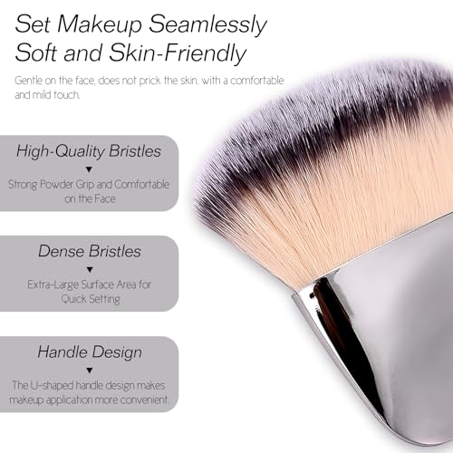 Jaasuee Mini Makeup Brush Set - Soft Blush & Powder Brushes
