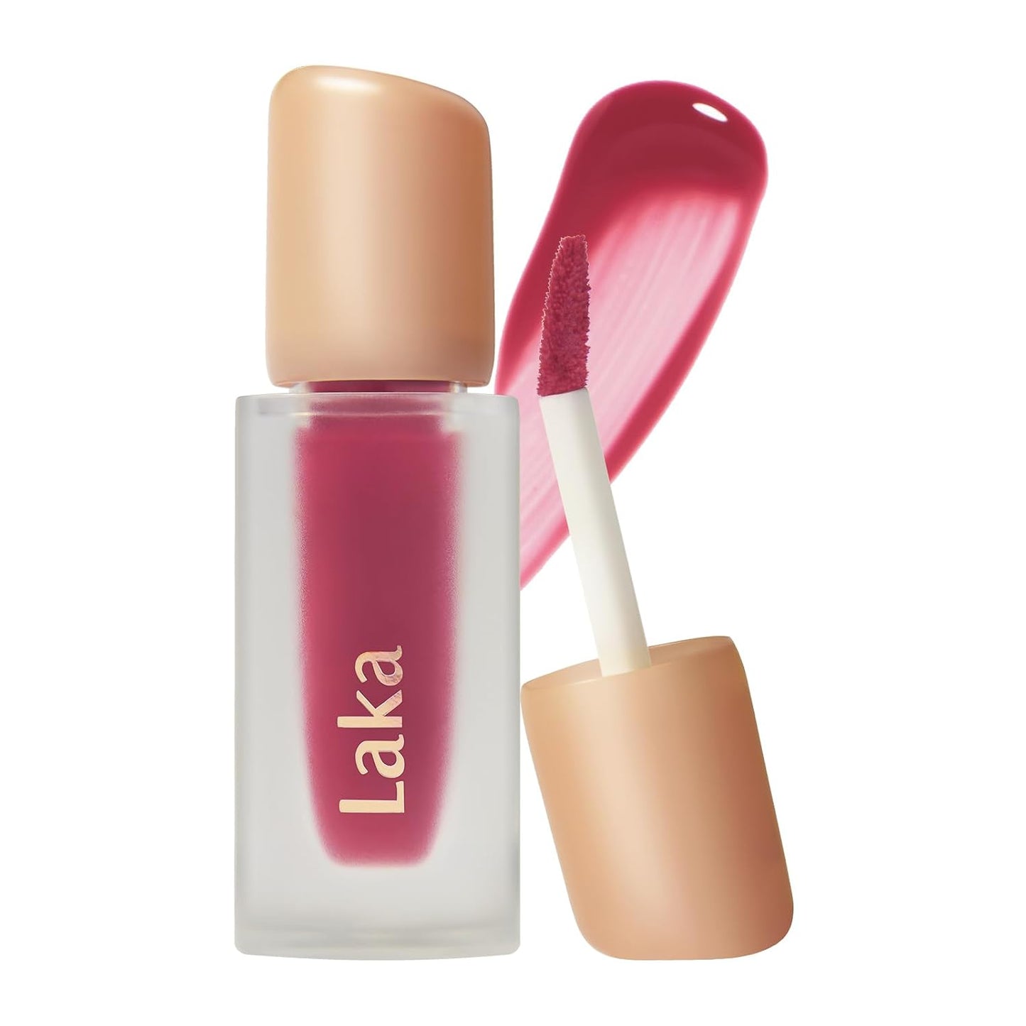 Fruity Glam Tint Lip Stain - Hydrating, Lightweight, Buildable Color | K-Beauty #101 Joyful, 4.5g/0.15oz