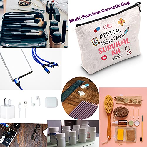 TSOTMO White Medical Assistant Survival Kit Cosmetic Bag