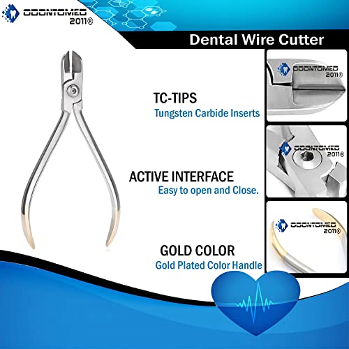OdontoMed2011 Orthodontic Hard Wire Cutter with Tungsten Carbide Tips