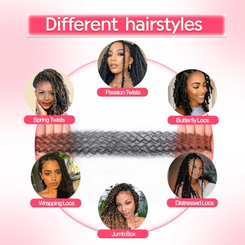 FEILIMEI 18-Inch Marley Twist Braiding Hair - 1B/30/27 Synthetic Extensions