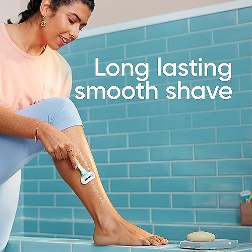 Gillette Venus Extra Smooth Sensitive Disposable Razors for Women with Sensitive Skin, 2 Count