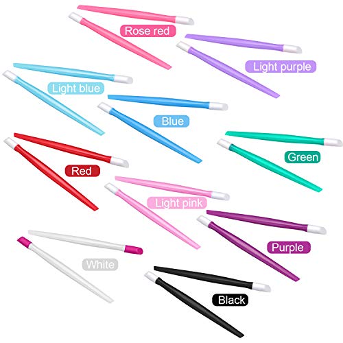 30 Pcs Rubber Cuticle Pushers - Dual Tipped Nail Art Tools