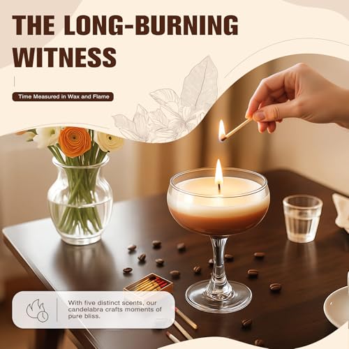 Espresso Martini Candle - Scented Soy Wax Coffee Candle Gift