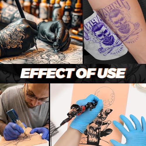 20Pcs Tattoo Practice Skin Kit with Stencil Paper for Artists