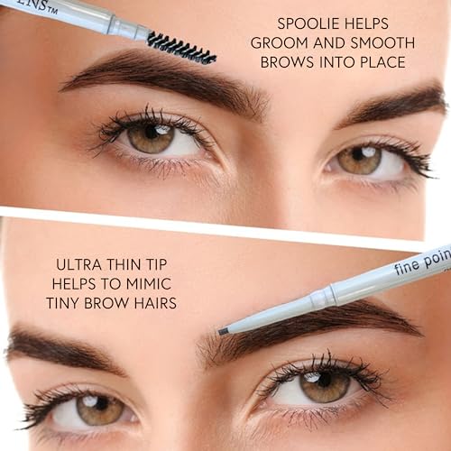 Honeybee Gardens Fine Point Brow Pencil - Driftwood Ultra-Slim Definer