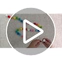 Happy Birthday Banner Set - Multicolor Felt Garland & Pom Poms