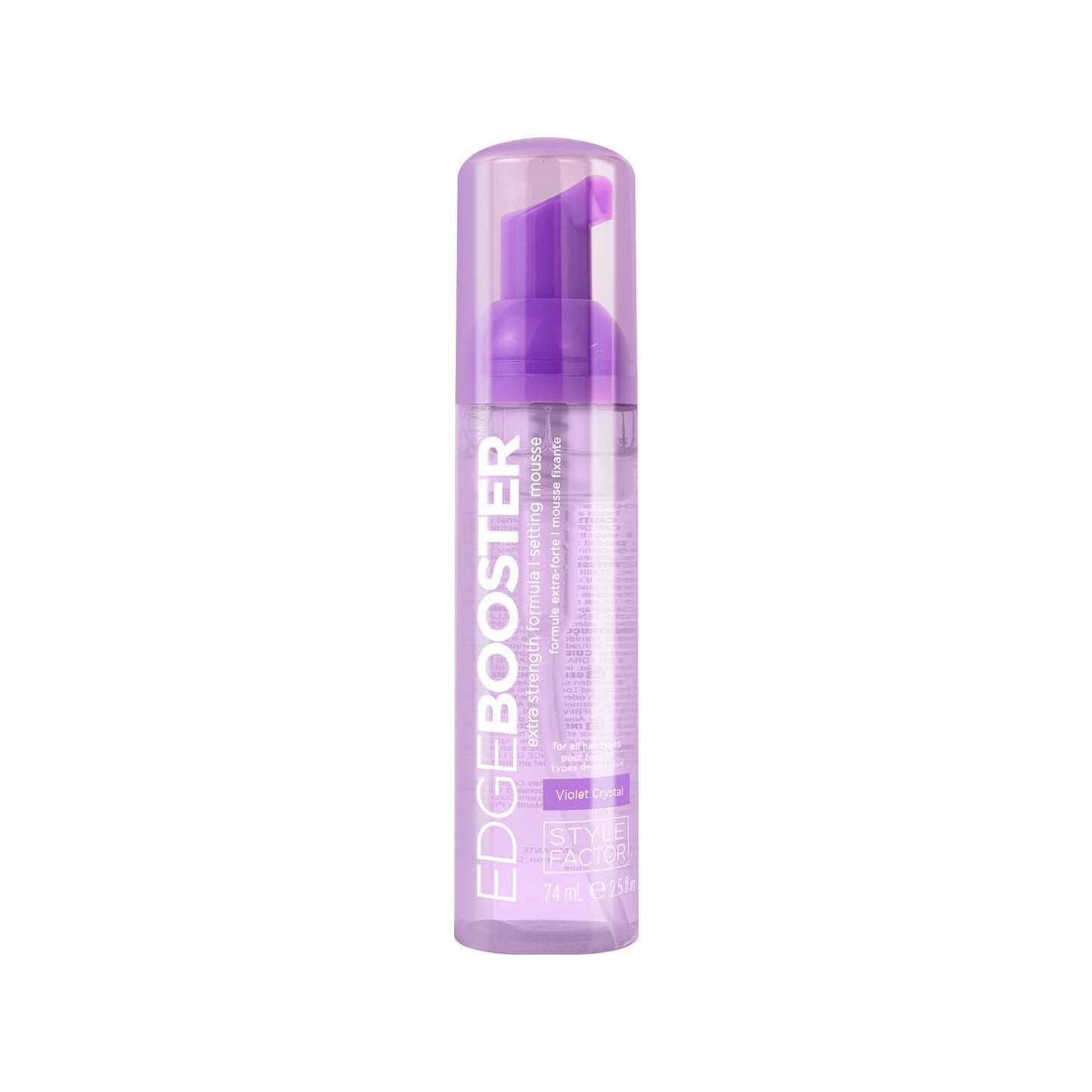 Style Factor EDGE BOOSTER Mousse - Extra Strength Frizz Control & Volume | 6.4oz Morganite for Curly Hair