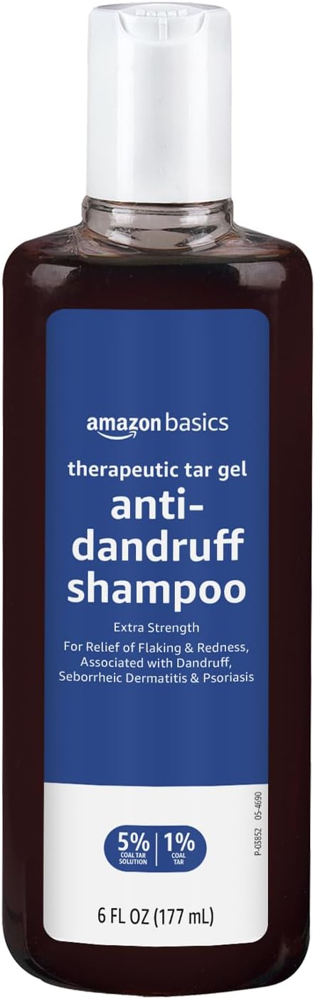 Therapeutic Plus Coal Tar Anti-Dandruff Shampoo - Extra Strength 1% for Seborrheic Dermatitis & Psoriasis | 6 Fl Oz