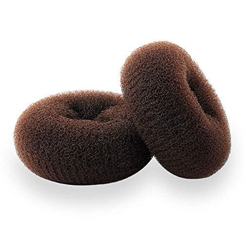 Kitjans 2PCS Medium Hair Bun Maker for Short Thin Hair - 3 Inch