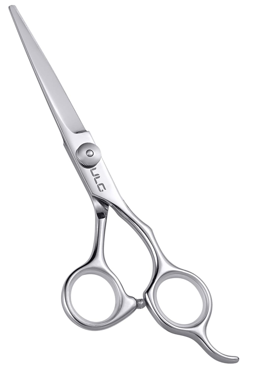 Left-Handed Hair Cutting Scissors - ULG 6.5-Inch Razor Edge Barber Shears | Japanese Stainless Steel, Blue Fingerhole Ring
