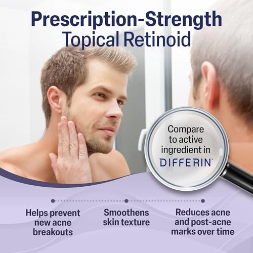 TARO Adapalene 0.1% Gel - Paraben-Free Acne Treatment for Sensitive Skin (0.5 Oz)